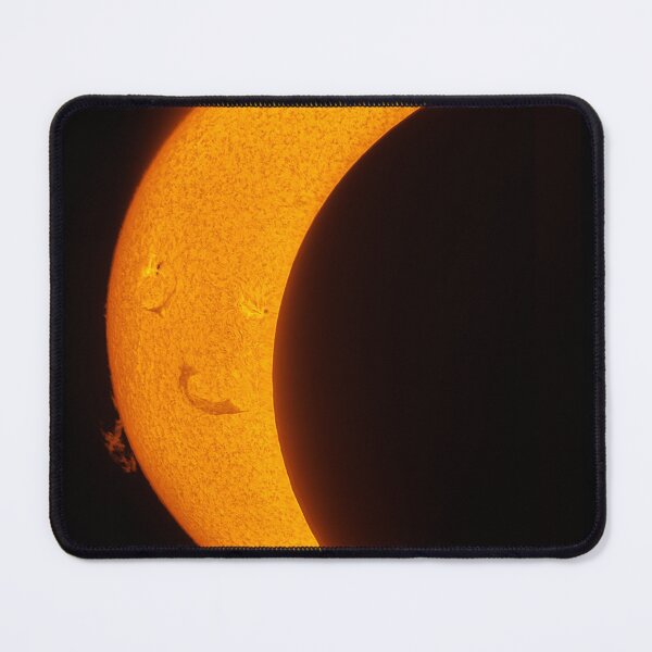 Item preview, Solar Eclipse in Hydrogen Alpha - 12th August 2026, UK designed and sold by Giancarlo Erra Astro Prints & Merch.