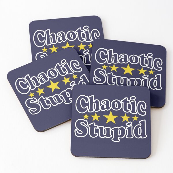 Item preview, Chaotic Stupid - TTRPG Humor Phrase designed and sold by ttrpgist.
