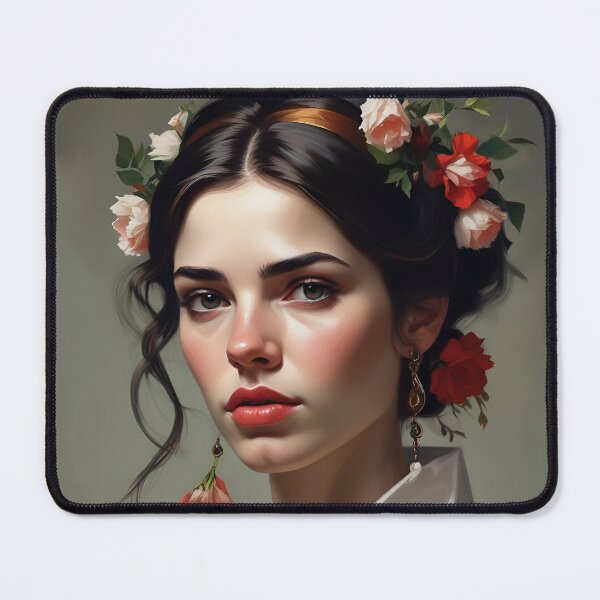 Item preview, Woman with flowers designed and sold by MK26Designs.