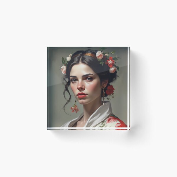 Item preview, Woman with flowers  designed and sold by MK26Designs.