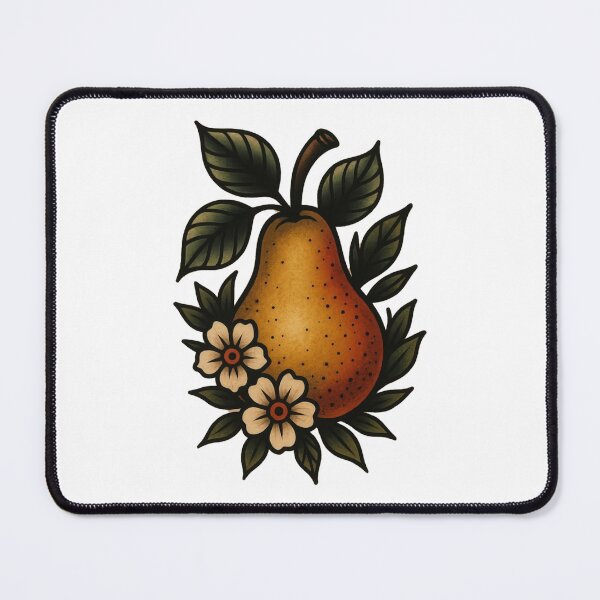 Item preview, Golden Pear with Blossoms and Leaves designed and sold by brastonvilager.