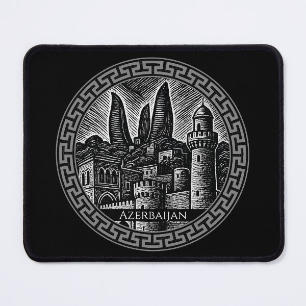 Item preview, Azerbaijan Vintage Woodcut Art designed and sold by Thistle-TShop.