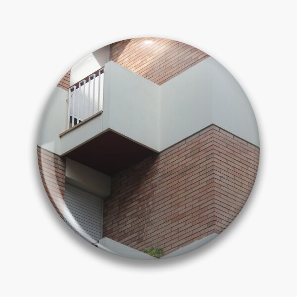 Item preview, Geometric Red Brick Balconies and Windows designed and sold by Guim-de-Pablos.