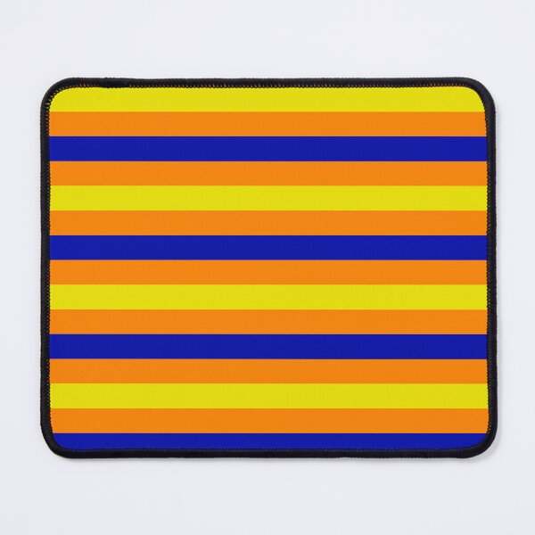 Item preview, Yellow And Blue Stripes Design Orange designed and sold by PatternTitan.