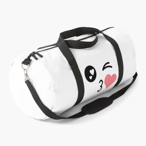 Item preview, Cute kawaii winky kissing heart face designed and sold by BlushyPrint.