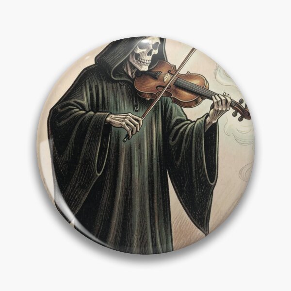 Item preview, The Grim Reaper playing the violin. designed and sold by MagelliShop.