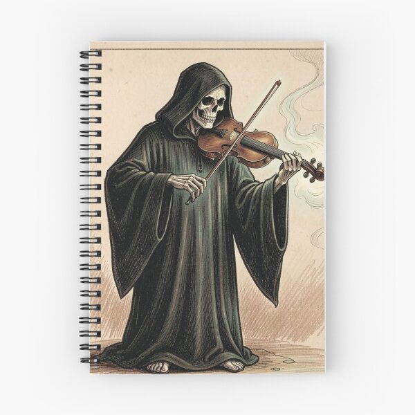 Item preview, The Grim Reaper playing the violin. designed and sold by MagelliShop.
