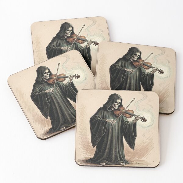 Item preview, The Grim Reaper playing the violin. designed and sold by MagelliShop.