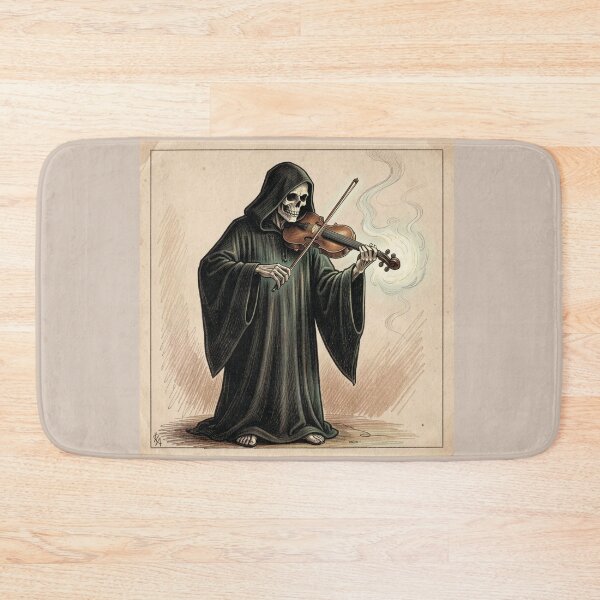 Item preview, The Grim Reaper playing the violin. designed and sold by MagelliShop.