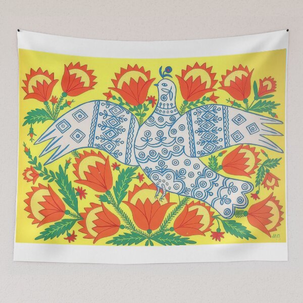 Item preview, A Dove Has Spread Her Wings and Asks for Peace - Poster designed and sold by LILLIANSTRANGEy.