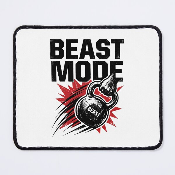 Item preview, Beast Mode Kettlebell Gym Fitness designed and sold by StickVerse by Owais.