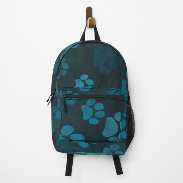 Item preview, Dark Cyan and Light blue Paw Prints designed and sold by TedraOrtega.