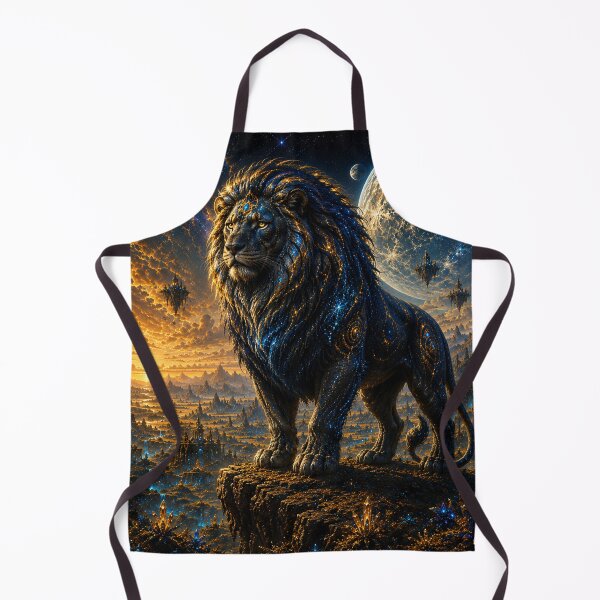 Item preview, Cosmic Lion—Guardian of the Celestial Realm designed and sold by ZYVARENNE.