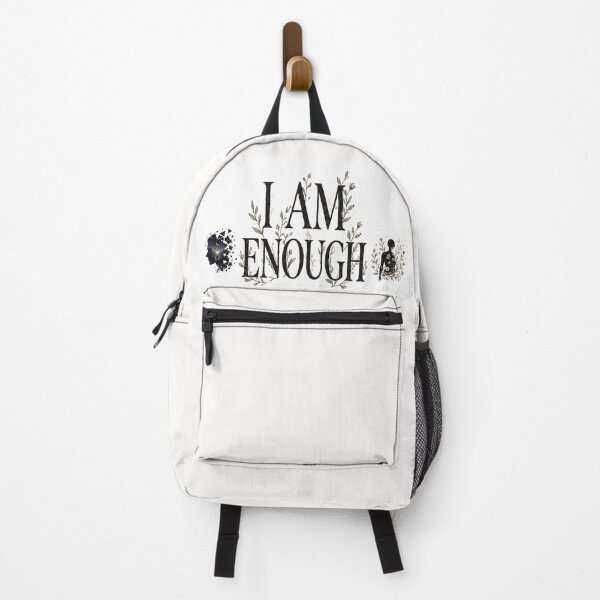 Item preview, I AM ENOUGH - Self Worth & Mental Health Minimalist Design designed and sold by MJ Fan 1996.