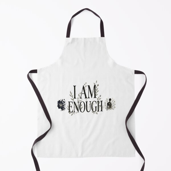 Item preview, I AM ENOUGH - Self Worth & Mental Health Minimalist Design designed and sold by MJ Fan 1996.
