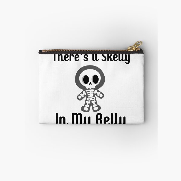 Item preview, there's a skelly in my belly Funny Skeleton Meme designed and sold by AMCreatix.