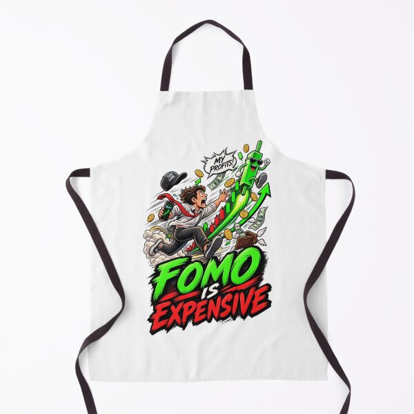 Item preview, FOMO Is Expensive Funny Trading Design designed and sold by NovaMoodCo.