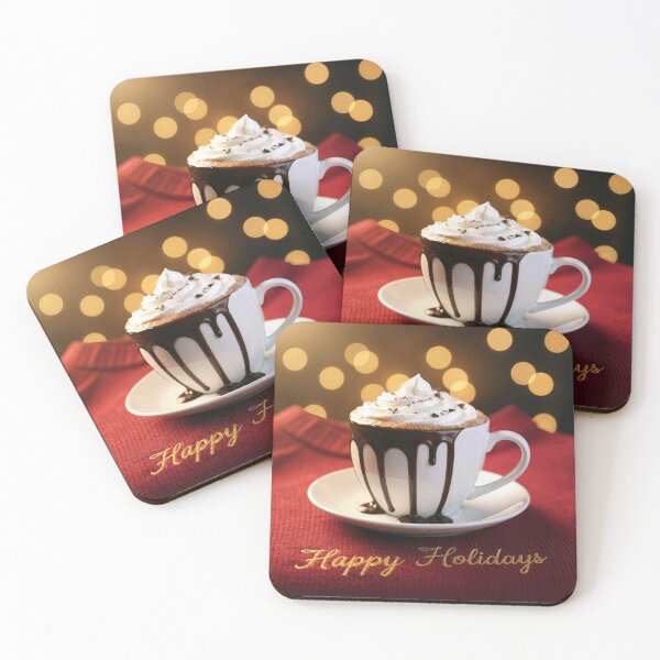 Item preview, Hot Chocolate Cup on Red Holiday Sweater designed and sold by Maria Dryfhout.
