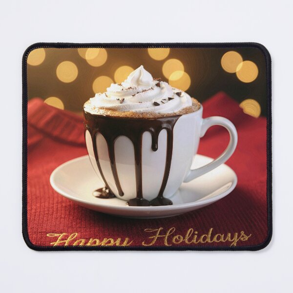 Item preview, Hot Chocolate Cup on Red Holiday Sweater designed and sold by Maria Dryfhout.