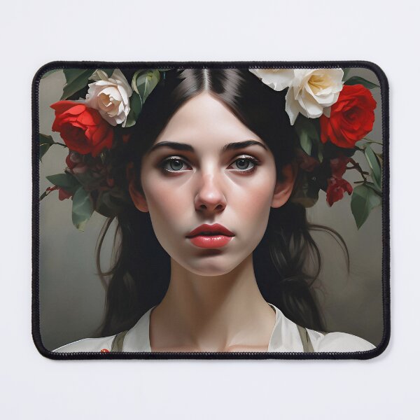 Item preview, Woman with flowers designed and sold by MK26Designs.