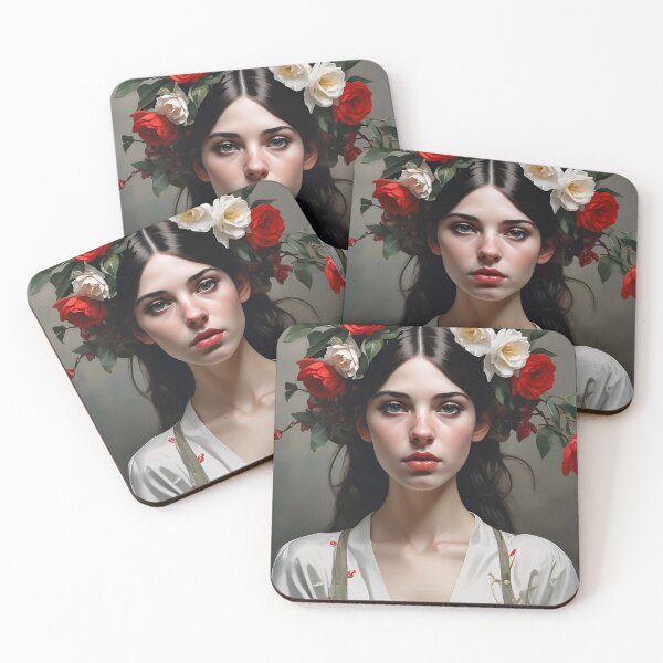 Item preview, Woman with flowers  designed and sold by MK26Designs.