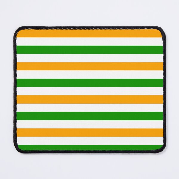 Item preview, Yellow And Green Stripes Design White designed and sold by PatternTitan.