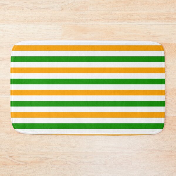 Item preview, Yellow And Green Stripes Design White  designed and sold by PatternTitan.