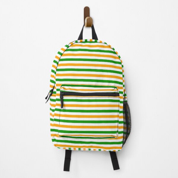Item preview, Yellow And Green Stripes Design White designed and sold by PatternTitan.