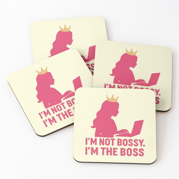 Item preview, Im Not Bossy Im The Boss Girl Boss Quote Art designed and sold by QCena.