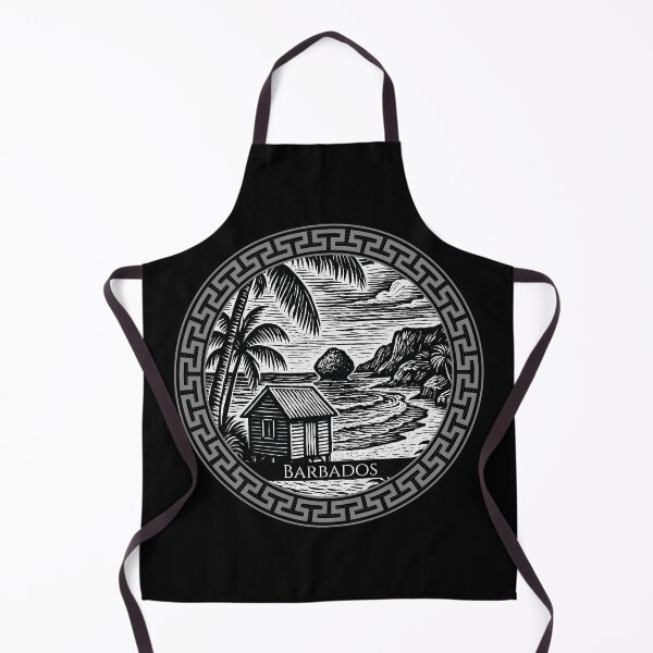 Item preview, Barbados Vintage Woodcut Art designed and sold by Thistle-TShop.