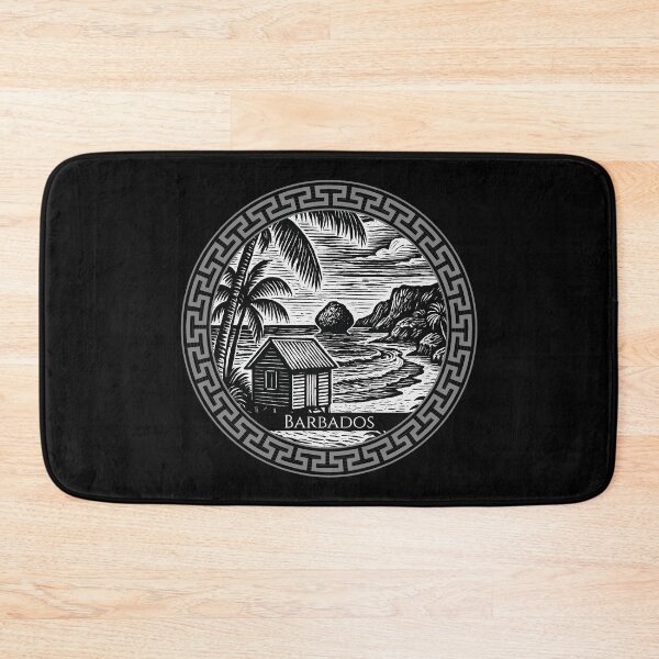 Item preview, Barbados Vintage Woodcut Art designed and sold by Thistle-TShop.