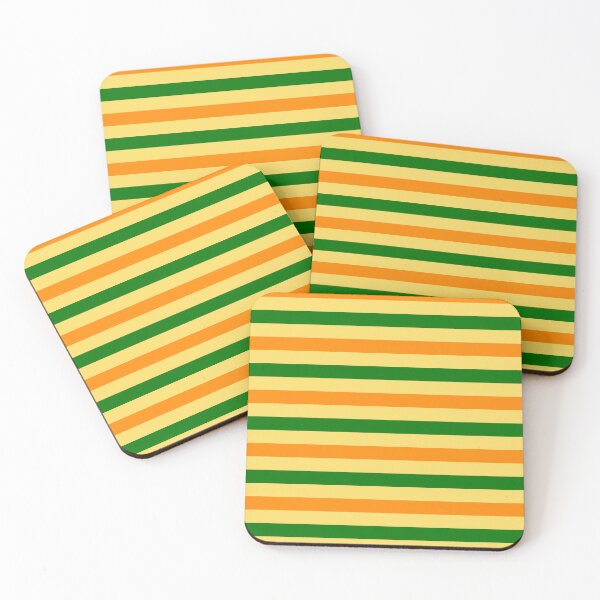 Item preview,  Yellow And Green Stripes Design Yellow  designed and sold by PatternTitan.
