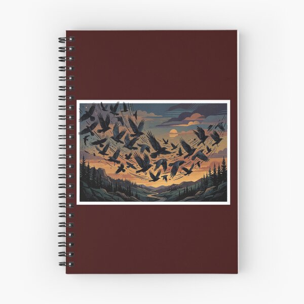 Item preview, crows in an autumn sky designed and sold by GAWPAWshop.