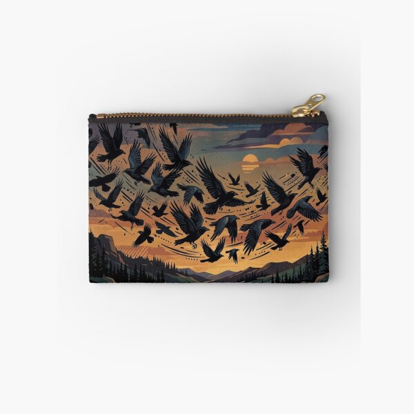 Item preview, crows in an autumn sky designed and sold by GAWPAWshop.