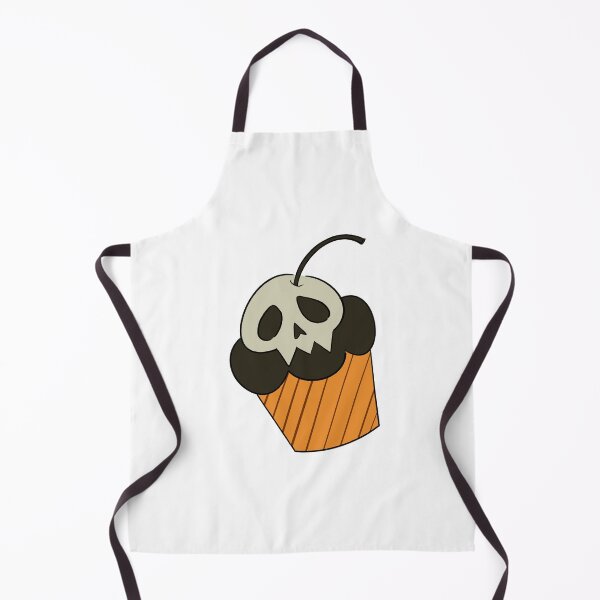 Item preview, Halloween Skull Cupcake Illustration designed and sold by Halo Design.