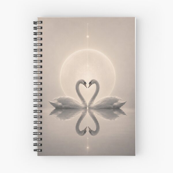 Item preview, The Quiet Union – Spiritual Swan Love Art designed and sold by SacredLensV.