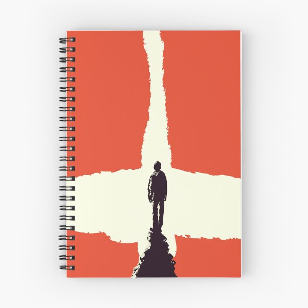 Item preview, Noir Silhouette Art Print,Solitary Figure Red Background designed and sold by bakosshops.