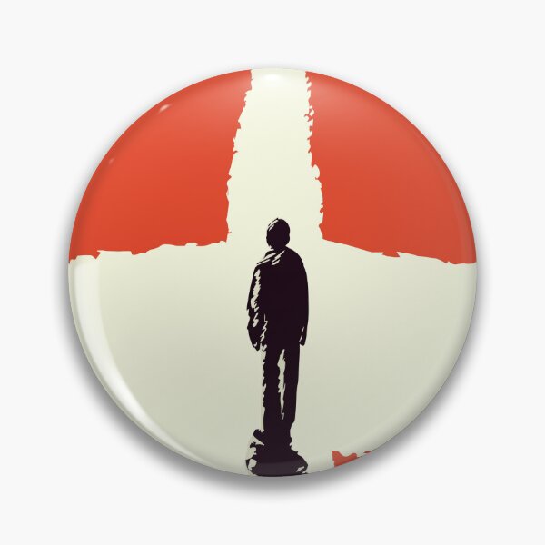 Item preview, Noir Silhouette Art Print,Solitary Figure Red Background designed and sold by bakosshops.