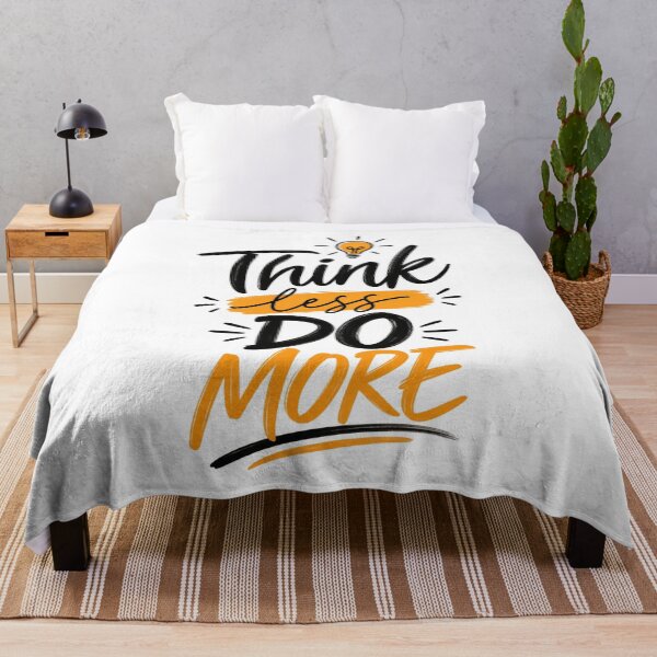 Item preview, Think Less, Do More designed and sold by Side Quest Co..
