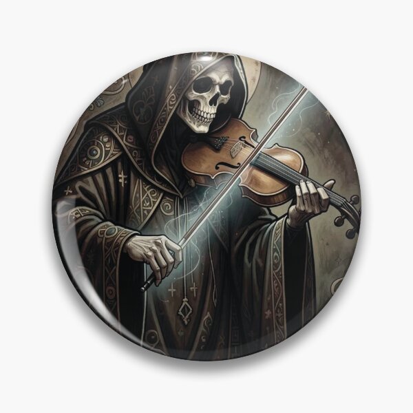 Item preview, The Grim Reaper playing the violin. designed and sold by MagelliShop.