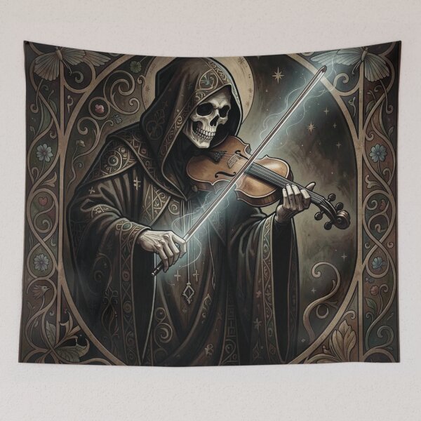 Item preview, The Grim Reaper playing the violin. designed and sold by MagelliShop.