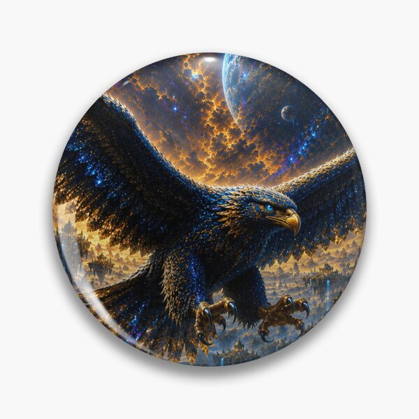 Item preview, Cosmic Eagle—Guardian of the Celestial Realm designed and sold by ZYVARENNE.