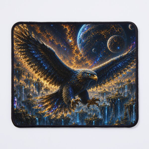 Item preview, Cosmic Eagle—Guardian of the Celestial Realm designed and sold by ZYVARENNE.