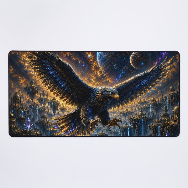 Item preview, Cosmic Eagle—Guardian of the Celestial Realm designed and sold by ZYVARENNE.