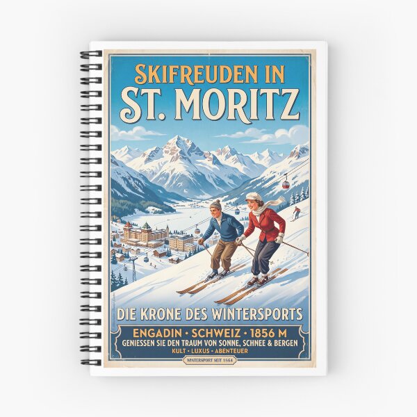 Item preview, Skiing fun in St. Moritz designed and sold by Theodor Decker.