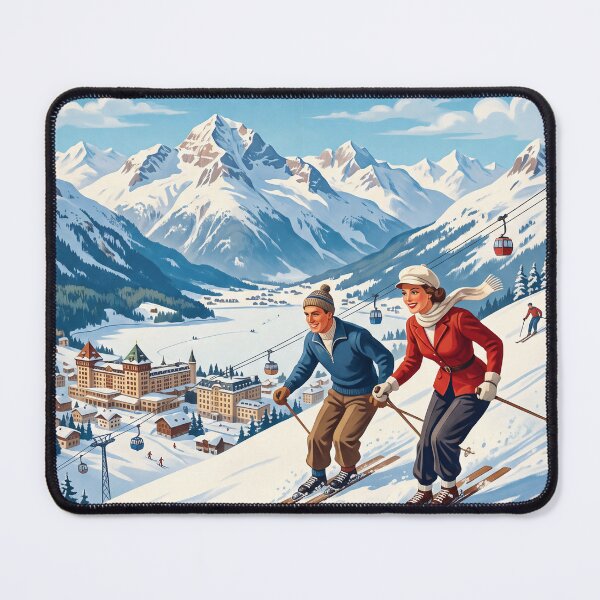 Item preview, Skiing fun in St. Moritz designed and sold by Theodor Decker.
