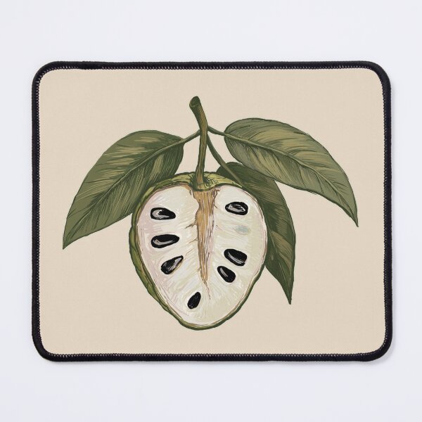 Item preview, Cherimoya Custard Apple Botanical Illustration | Exotic Tropical Fruit Art designed and sold by AgnieshkaSiwek.