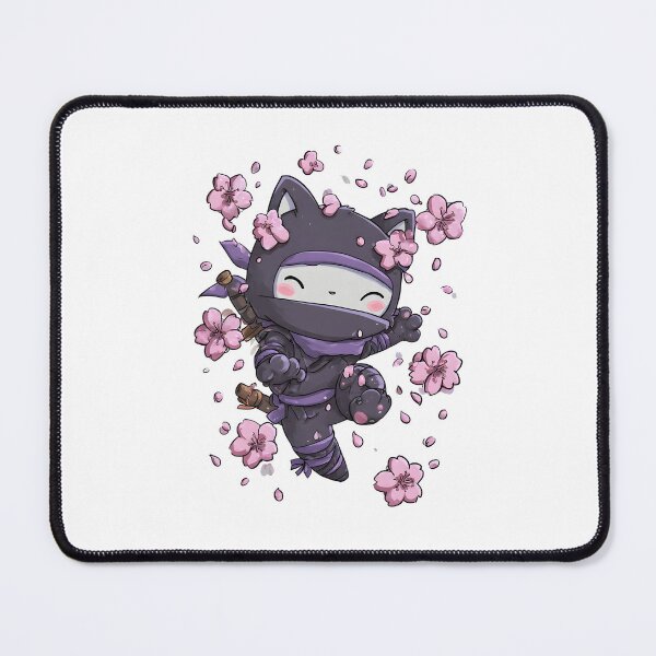 Item preview, Ninja cat with shuriken designed and sold by cutemakerotart.