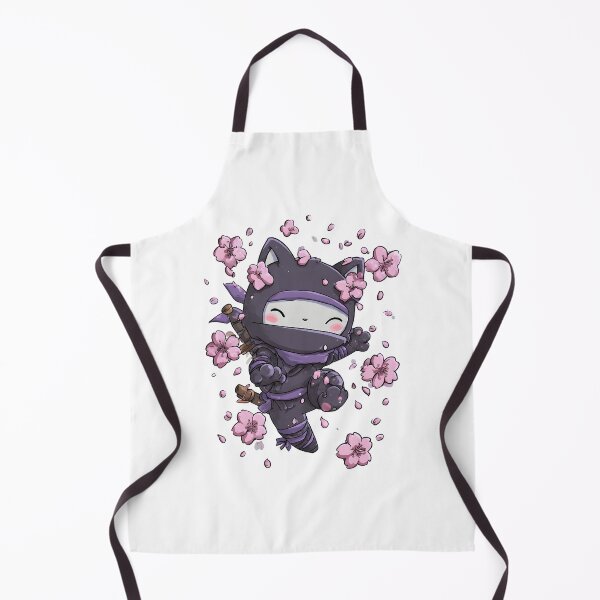 Item preview, Ninja cat with shuriken designed and sold by cutemakerotart.