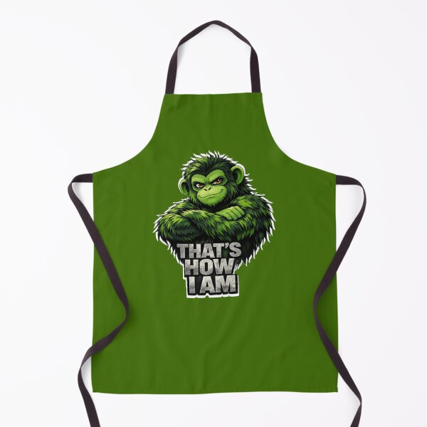Item preview, That’s How I Am – Green Gorilla Attitude Graphic designed and sold by Cabrasco.